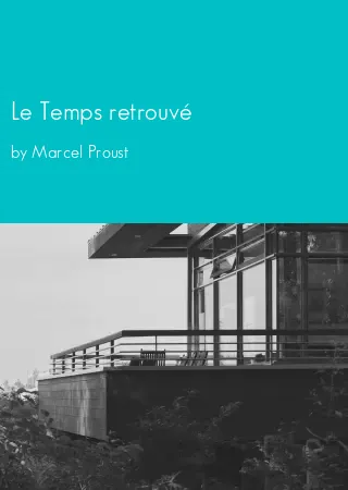 Le Temps retrouvé by Marcel Proust pdf Book