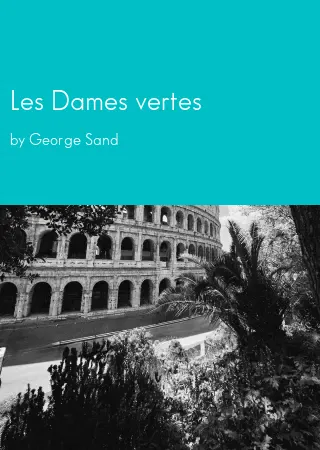 Les Dames vertes by George Sand pdf Book