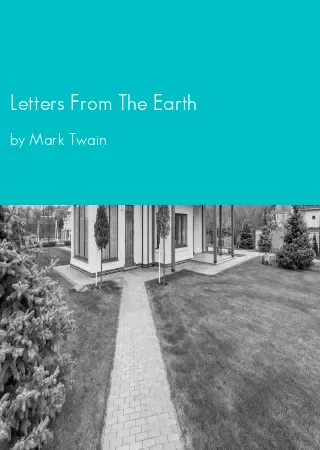 Letters From The Earth by Mark Twain pdf Book