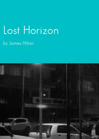 Lost Horizon by James Hilton pdf Book