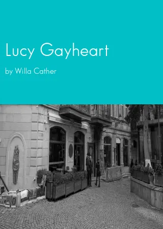 Lucy Gayheart by Willa Cather pdf Book