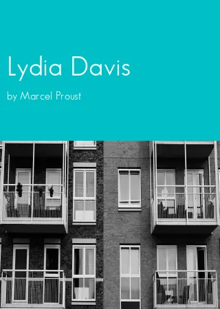 Lydia Davis by Marcel Proust pdf Book