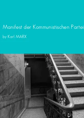 Manifest der Kommunistischen Partei by Karl MARX pdf Book