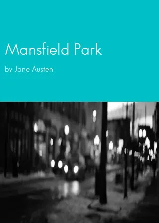 Mansfield Park by Jane Austen pdf Book