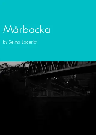 Mårbacka by Selma Lagerlöf pdf Book