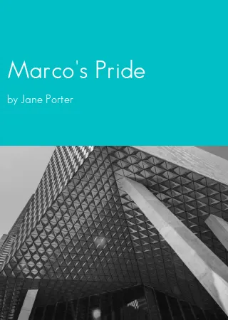 Marco's Pride by Jane Porter pdf Book