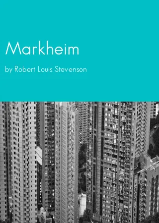 Markheim by Robert Louis Stevenson pdf Book