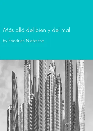 Más allá del bien y del mal by Friedrich Nietzsche pdf Book