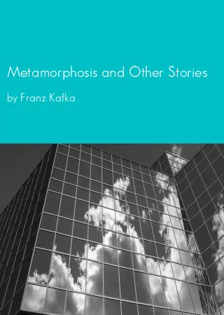 Metamorphosis and Other Stories by Franz Kafka pdf Book