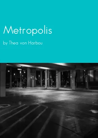 Metropolis by Thea von Harbou pdf Book