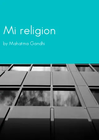 Mi religion by Mahatma Gandhi pdf Book