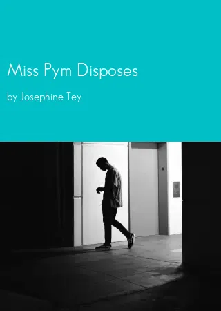 Miss Pym Disposes by Josephine Tey pdf Book