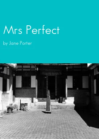 Mrs Perfect by Jane Porter pdf Book