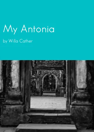 My Antonia by Willa Cather pdf Book