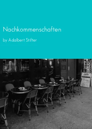 Nachkommenschaften by Adalbert Stifter pdf Book