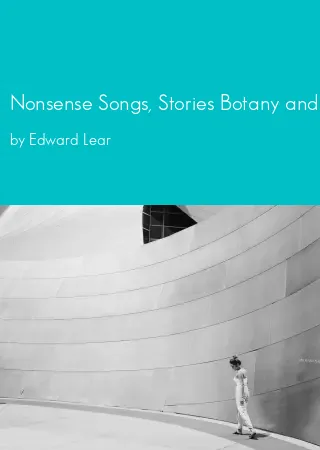 Nonsense Songs, Stories Botany and Alphabets by Edward Lear pdf Book