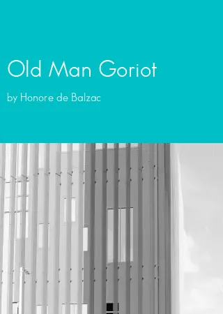 Old Man Goriot by Honore de Balzac pdf Book