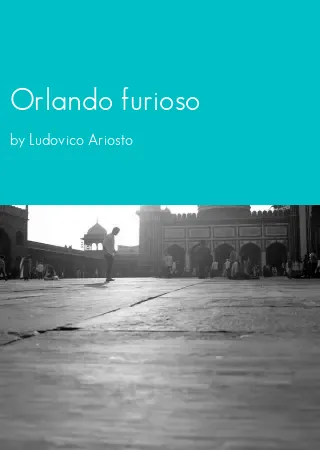 Orlando furioso by Ludovico Ariosto pdf Book