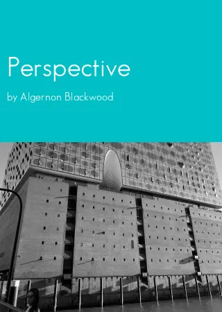 Perspective by Algernon Blackwood pdf Book