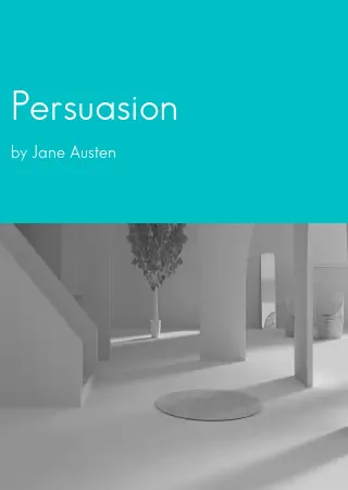 Persuasion by Jane Austen pdf Book