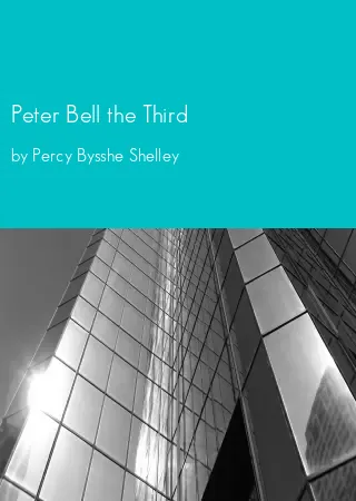 Peter Bell the Third by Percy Bysshe Shelley pdf Book