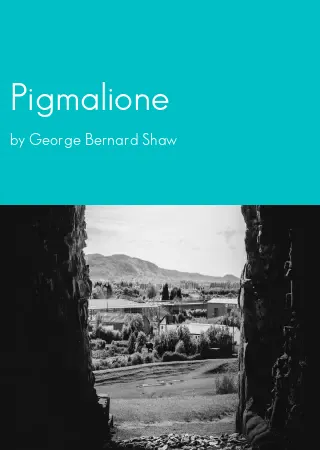 Pigmalione by George Bernard Shaw pdf Book