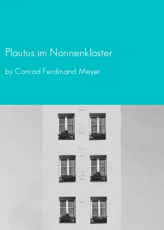 Plautus im Nonnenkloster by Conrad Ferdinand Meyer pdf Book