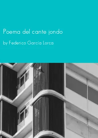 Poema del cante jondo by Federico García Lorca pdf Book