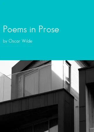 Poems in Prose by Oscar Wilde pdf Book