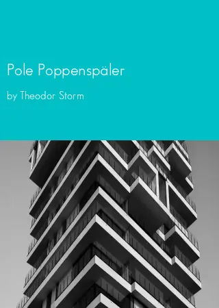 Pole Poppenspäler by Theodor Storm pdf Book