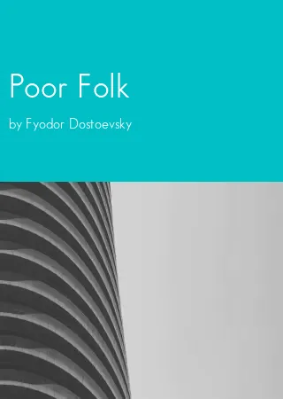 Poor Folk by Fyodor Dostoevsky pdf Book