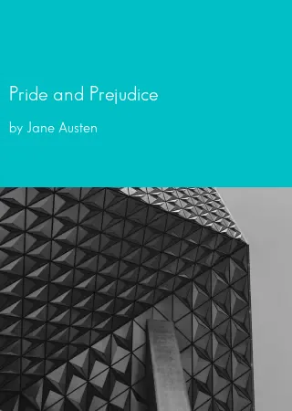 Pride and Prejudice by Jane Austen pdf Book