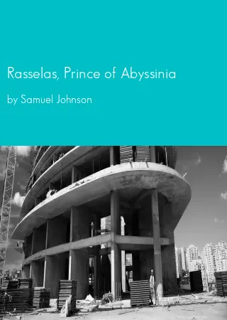 Rasselas, Prince of Abyssinia by Samuel Johnson pdf Book