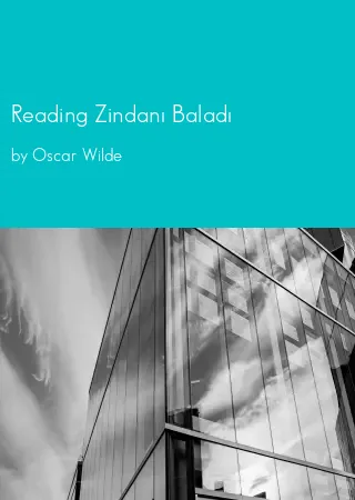 Reading Zindanı Baladı by Oscar Wilde pdf Book