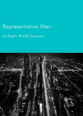 Representative Men by Ralph Waldo Emerson pdf Book