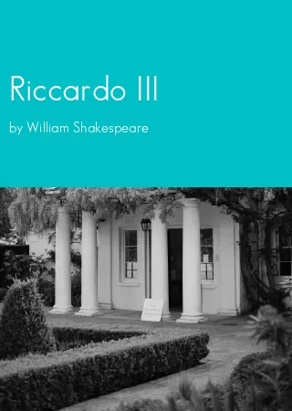 Riccardo III by William Shakespeare pdf Book