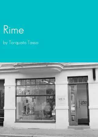 Rime by Torquato Tasso pdf Book