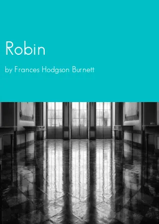 Robin by Frances Hodgson Burnett pdf Book