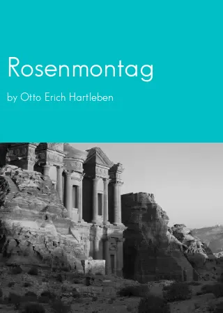 Rosenmontag by Otto Erich Hartleben pdf Book