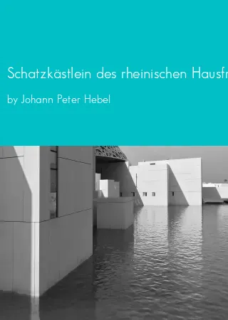 Schatzkästlein des rheinischen Hausfreundes by Johann Peter Hebel pdf Book