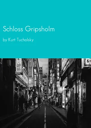 Schloss Gripsholm by Kurt Tucholsky pdf Book