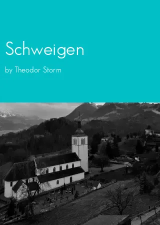 Schweigen by Theodor Storm pdf Book