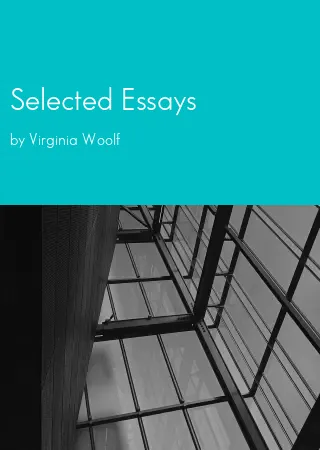 Selected Essays by Virginia Woolf pdf Book