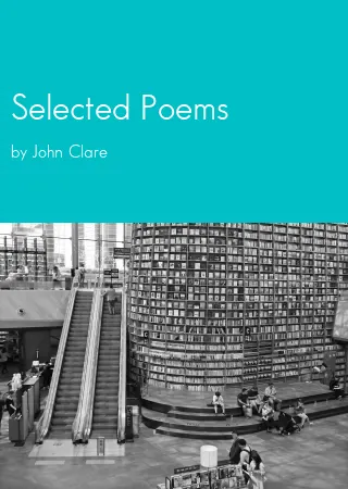 Selected Poems by John Clare pdf Book