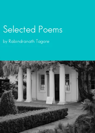 Selected Poems by Rabindranath Tagore pdf Book