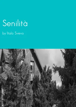 Senilità by Italo Svevo pdf Book