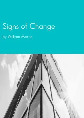 Signs of Change by William Morris pdf Book