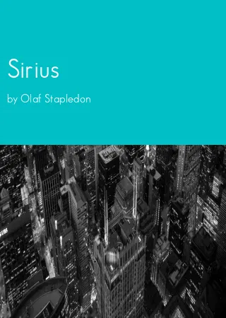 Sirius by Olaf Stapledon pdf Book