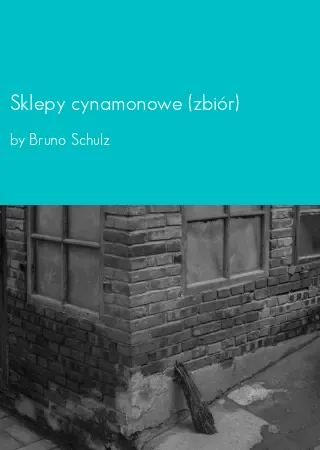 Sklepy cynamonowe (zbiór) by Bruno Schulz pdf Book