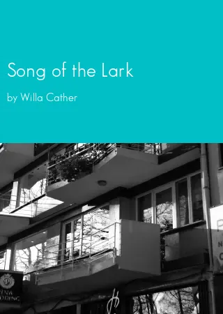 Song of the Lark by Willa Cather pdf Book